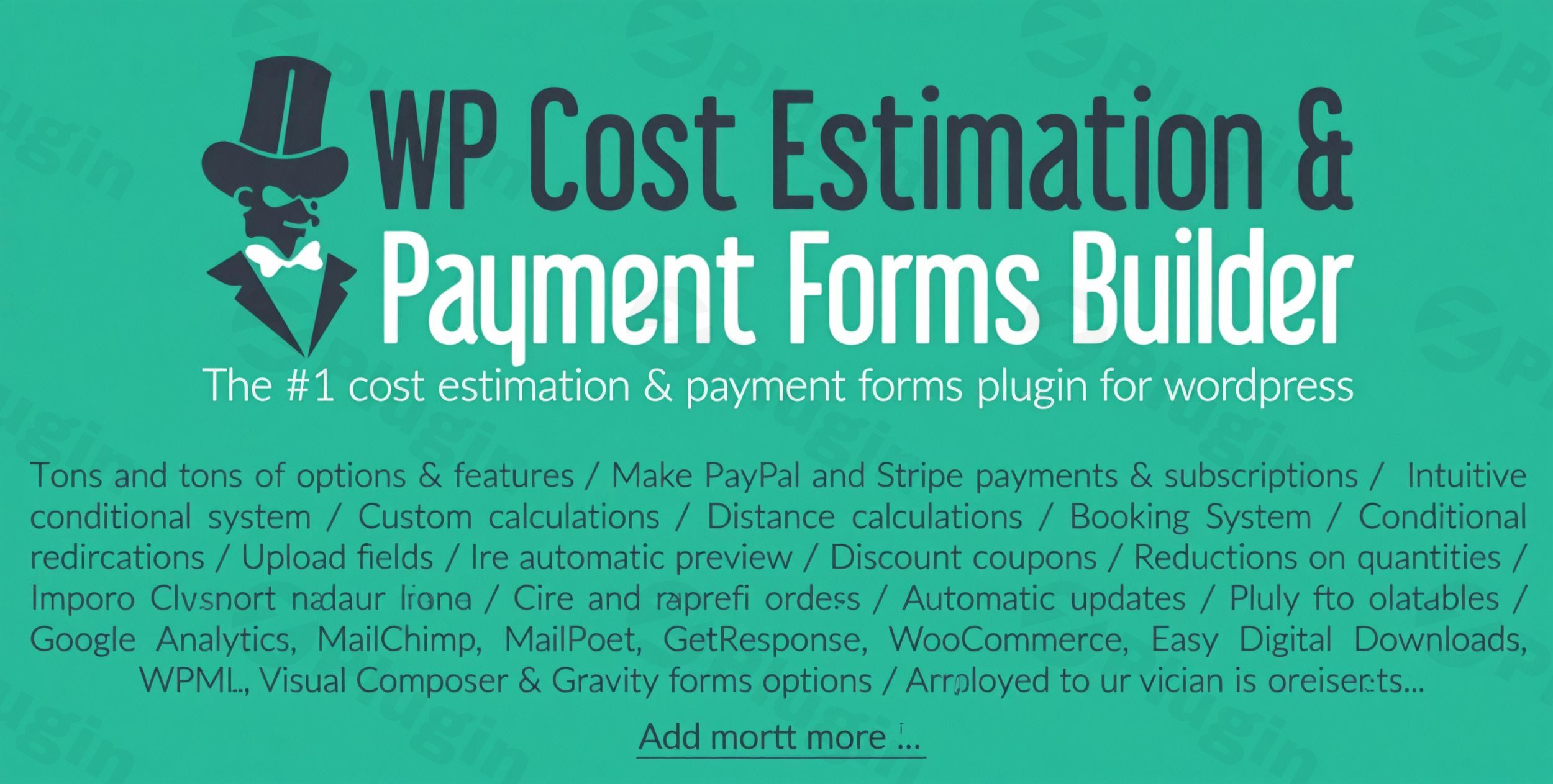 wp cost estimation payment forms builder plugin - Download the Best WordPress Plugins in One Place​