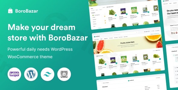 borobazar daily needs woocommerce wordpress theme plugin - Download WordPress Themes in One Place​