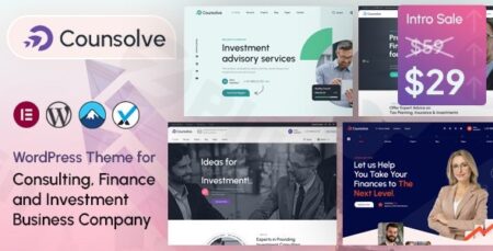 Counsolve – Consulting & Investments WordPress Theme counsolve consulting investments wordpress theme plugin - Counsolve - Consulting & Investments Wordpress Theme