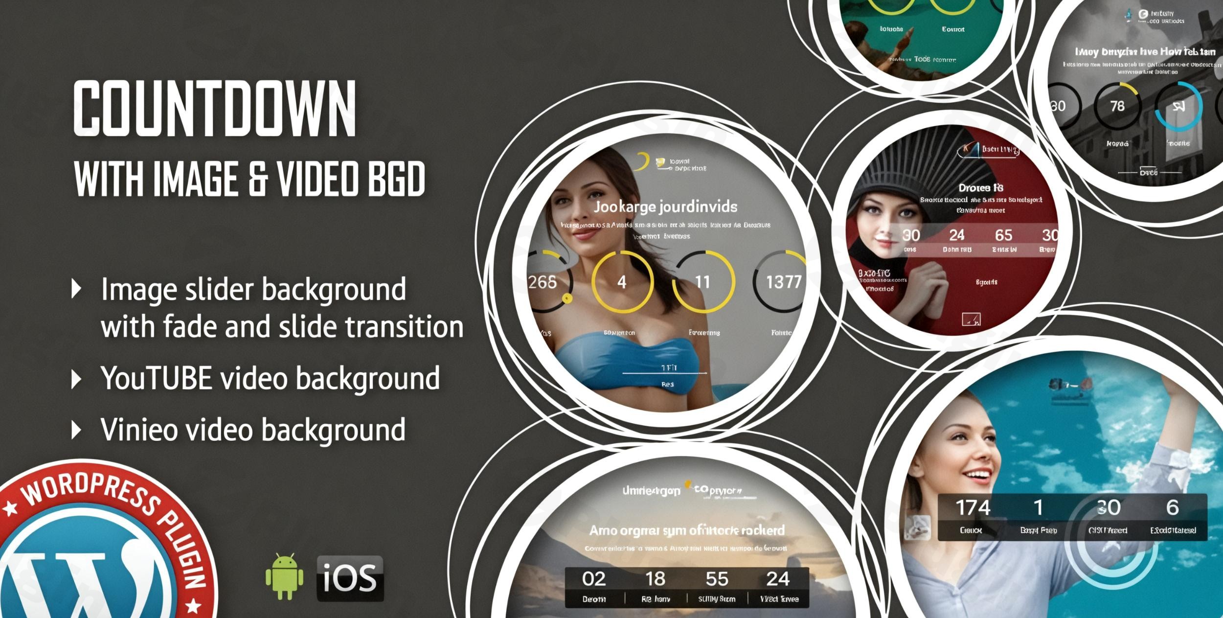 countdown with image or video background plugin - Download the Best WordPress Plugins in One Place​