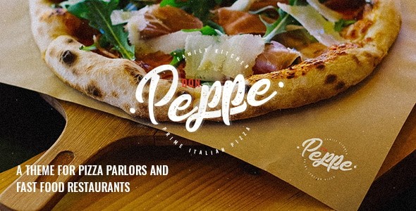 don peppe pizza and fast food wordpress theme plugin - Download WordPress Themes in One Place​
