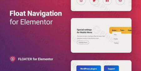 Floater – Sticky Navigation Menu For Elementor floater sticky navigation menu for elementor plugin - Floater - Sticky Navigation Menu For Elementor