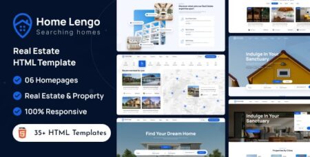 homelengo real estate html template plugin - Homelengo - Real Estate Html Template