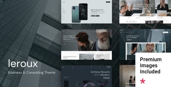 leroux business consulting wordpress theme plugin - Download WordPress Themes in One Place​