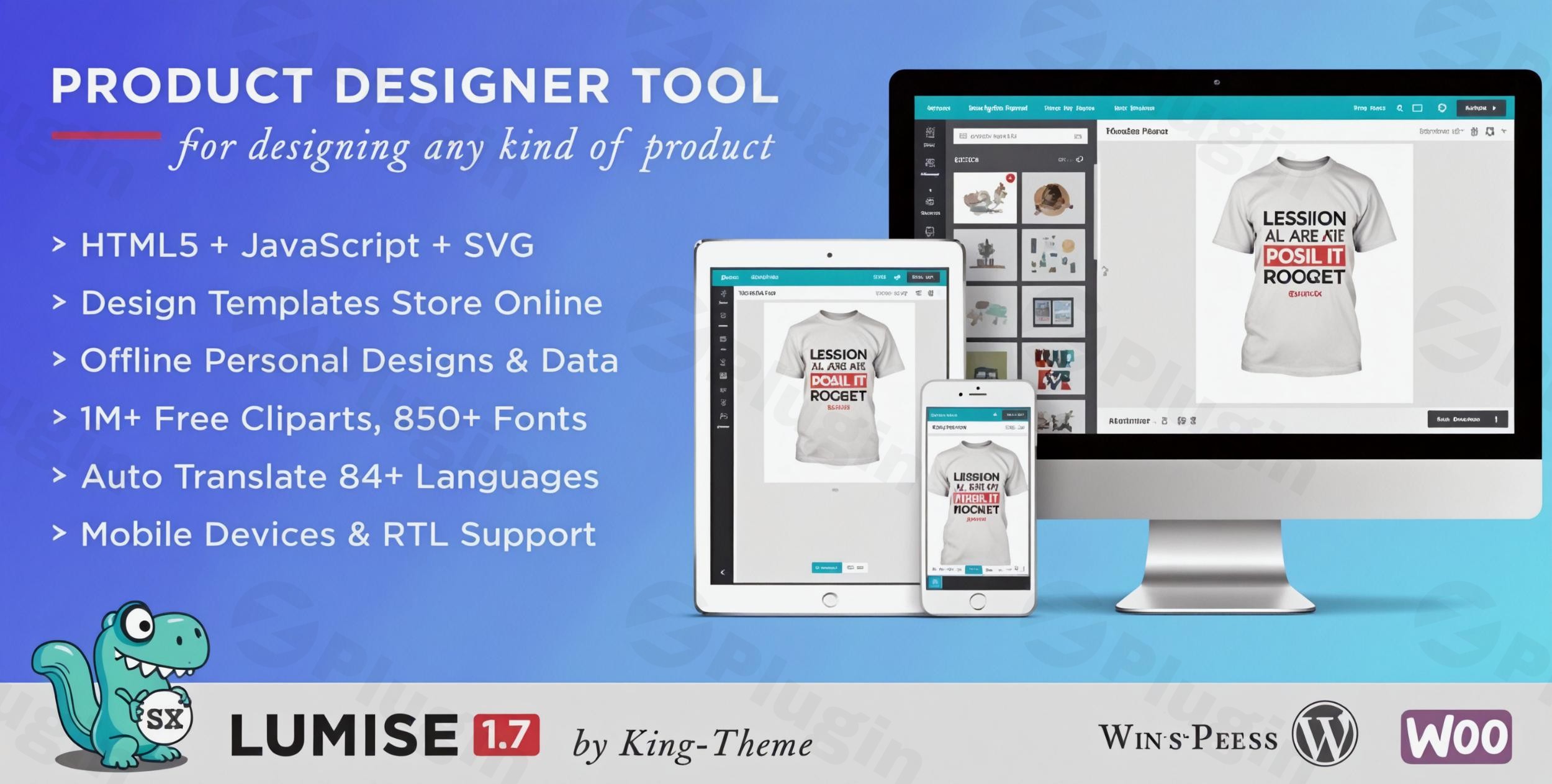 lumise product designer for woocommerce wordpress plugin - Download the Best WordPress Plugins in One Place​