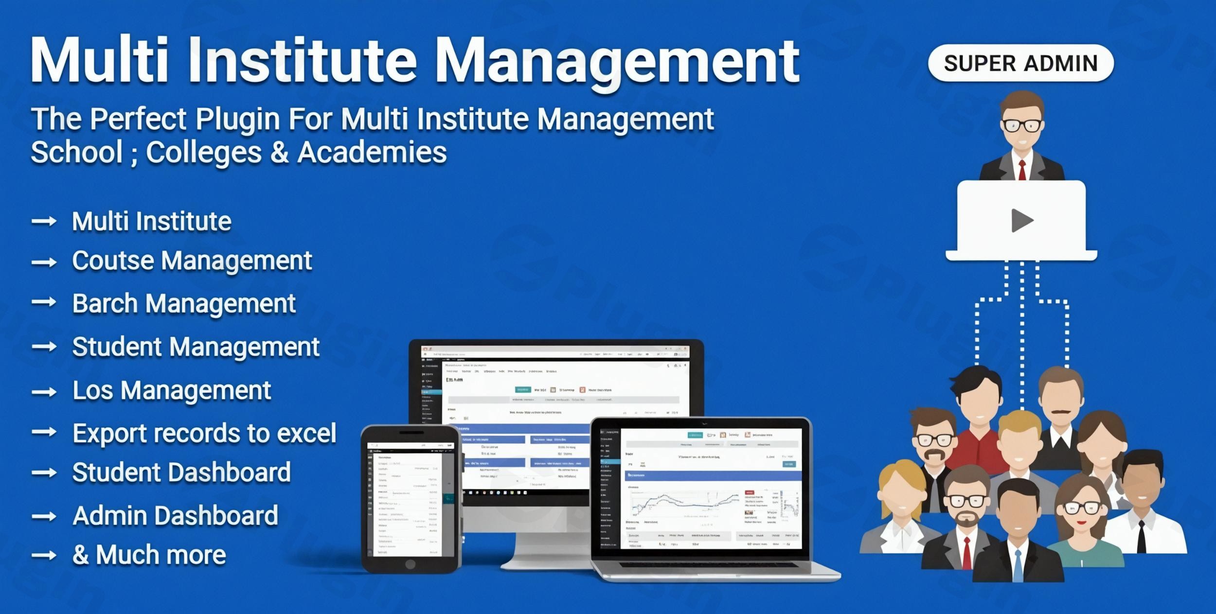 multi institute management wordpress plugin plugin - Download the Best WordPress Plugins in One Place​