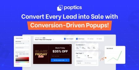 Poptics Pro – Ai Powered Popup Plugin For WordPress poptics pro ai powered popup plugin for wordpress plugin - Poptics Pro - Ai Powered Popup Plugin For Wordpress