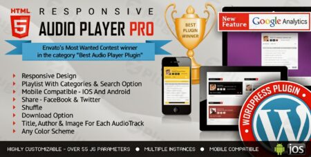 Responsive Html5 Audio Player Pro WordPress Plugin responsive html5 audio player pro wordpress plugin plugin - Responsive Html5 Audio Player Pro Wordpress Plugin
