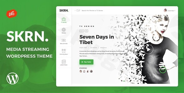 skrn media streaming app wordpress theme plugin - Download WordPress Themes in One Place​