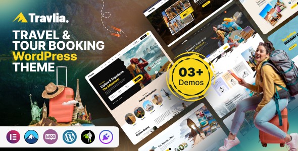 travlia travel tour booking wordpress theme plugin - Download WordPress Themes in One Place​
