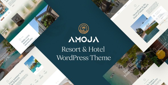 amoja resort hotel wordpress theme plugin - Download WordPress Themes in One Place​