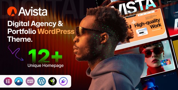avista digital agency portfolio wordpress theme plugin - Download WordPress Themes in One Place​