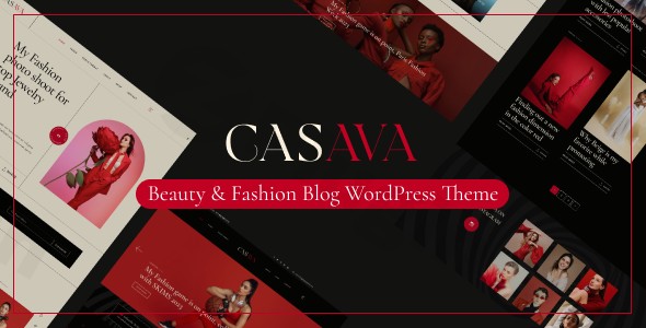 casava beauty fashion blog wordpress theme plugin - Download WordPress Themes in One Place​