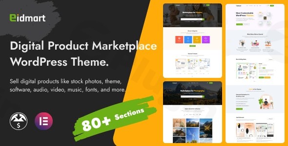 eidmart digital marketplace wordpress theme plugin - Download WordPress Themes in One Place​