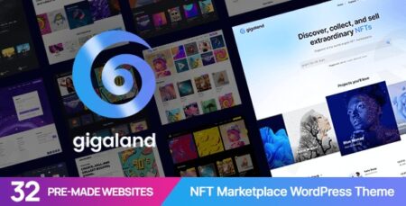 gigaland nft marketplace wordpress theme plugin - Gigaland - Nft Marketplace Wordpress Theme
