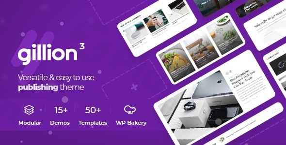 gillion multi concept blog magazine shop wordpress theme plugin - Download WordPress Themes in One Place​