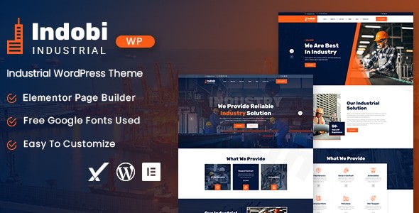 indobi industrial wordpress theme plugin - Download WordPress Themes in One Place​