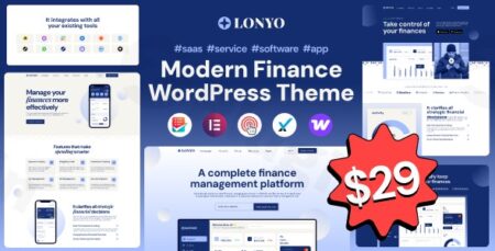 Lonyo – Software, Saas & Startup WordPress Theme lonyo software saas startup wordpress theme plugin - Lonyo - Software, Saas & Startup Wordpress Theme
