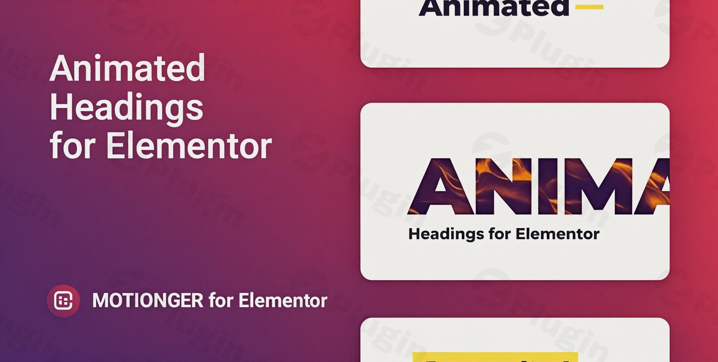 motionger animated heading for elementor plugin - Download the Best WordPress Plugins in One Place​