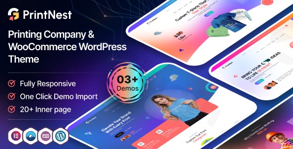 printnest printing company woocommerce wordpress theme plugin - Download WordPress Themes in One Place​