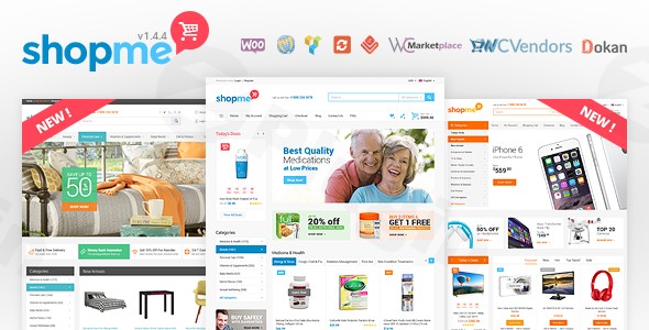 shopme multivendor woocommerce wordpress theme plugin - Download WordPress Themes in One Place​