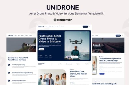 Unidrone – Aerial Drone Photo And Video Services Elementor Template Kit unidrone aerial drone photo and video services elementor template kit plugin - Unidrone - Aerial Drone Photo And Video Services Elementor Template Kit