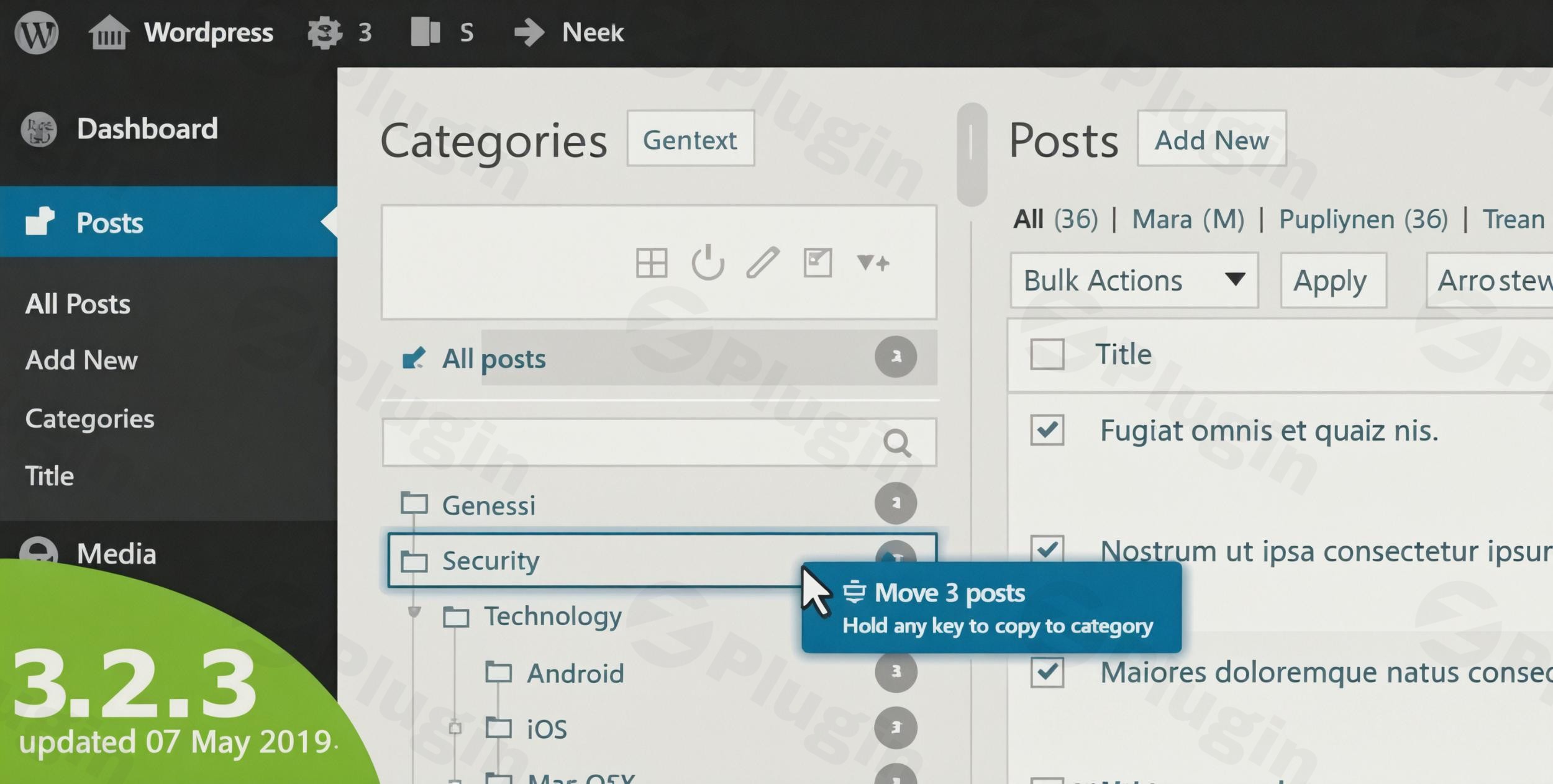 wordpress real category management custom category term order tree view plugin - Download the Best WordPress Plugins in One Place​