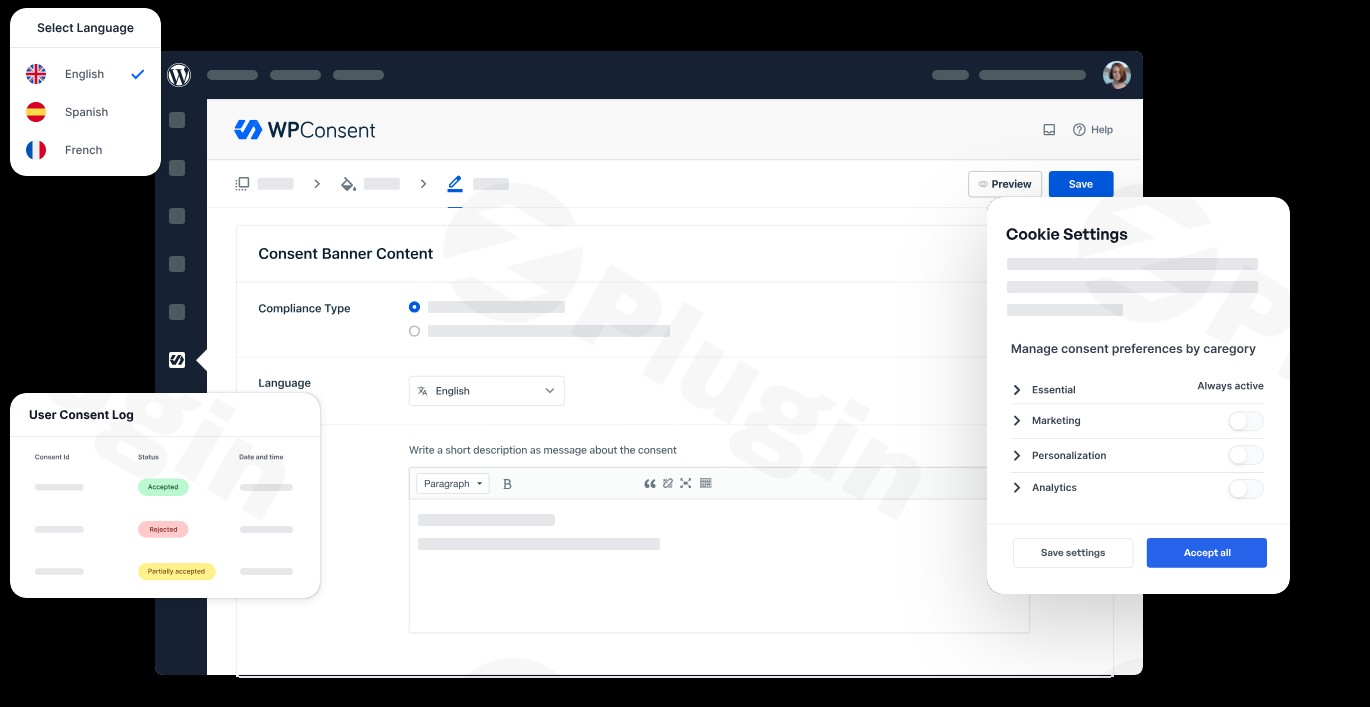 wpconsent pro wordpress privacy compliance made easy plugin - Download the Best WordPress Plugins in One Place​