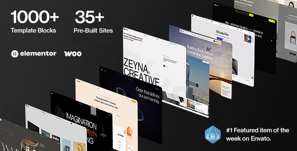 zeyna multi purpose creative wordpress theme plugin - Download WordPress Themes in One Place​
