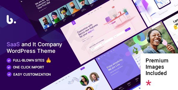 becca saas and software company wordpress theme plugin - Download WordPress Themes in One Place​