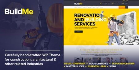 Buildme – Construction & Architectural Wp Theme buildme construction architectural wp theme plugin - Buildme - Construction & Architectural Wp Theme