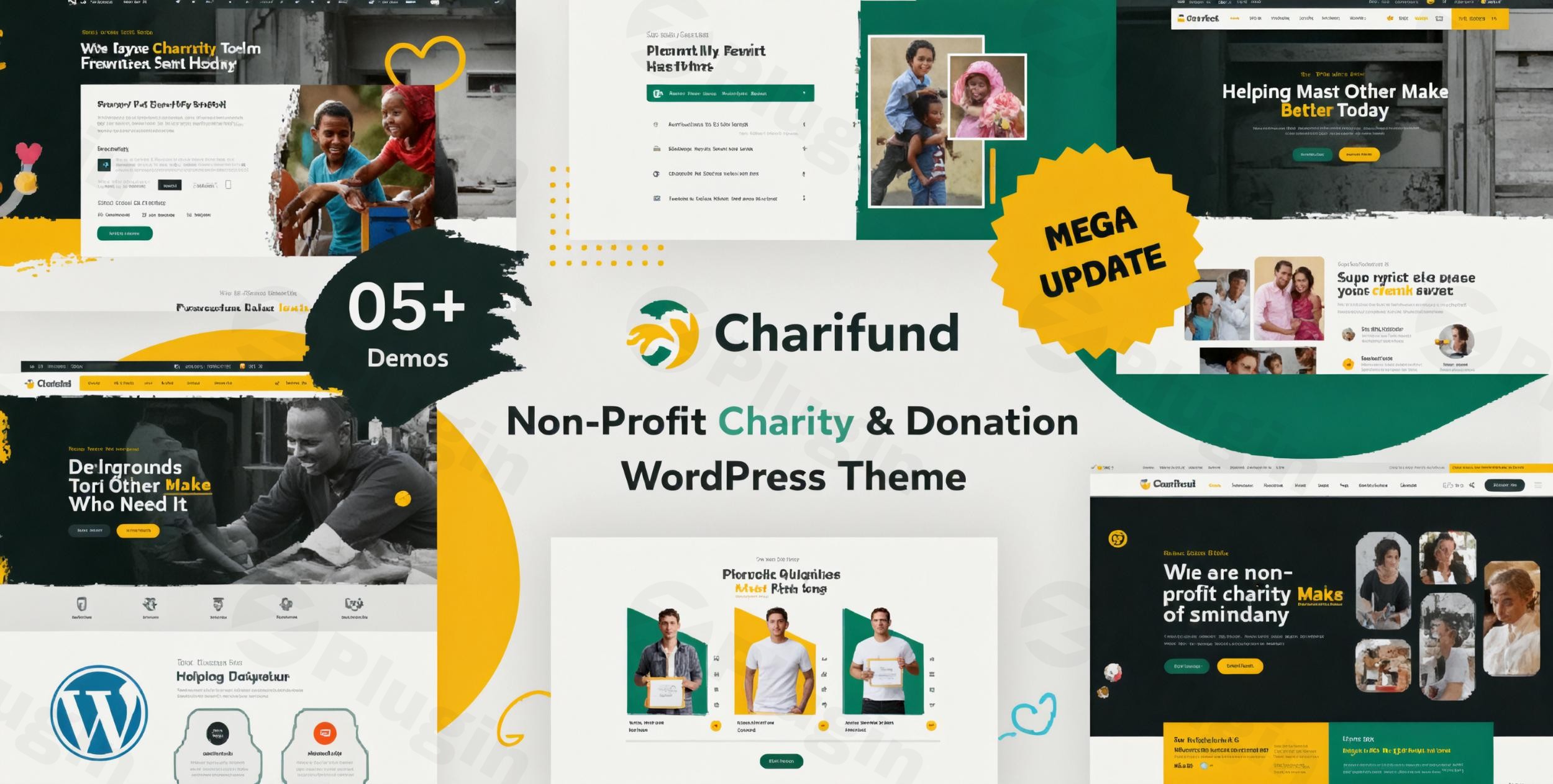 charifund charity donation foundation wordpress theme multipurpose plugin - Download WordPress Themes in One Place​