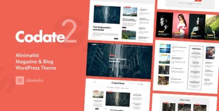 Codate – Modern Magazine And Blog WordPress Theme codate modern magazine and blog wordpress theme plugin - Codate - Modern Magazine And Blog Wordpress Theme