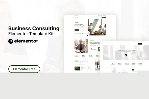 consultry business consulting elementor template kit plugin - Download the Best WordPress Plugins in One Place​
