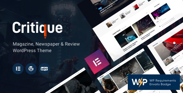 critique newspaper review magazine wordpress theme plugin - Download WordPress Themes in One Place​