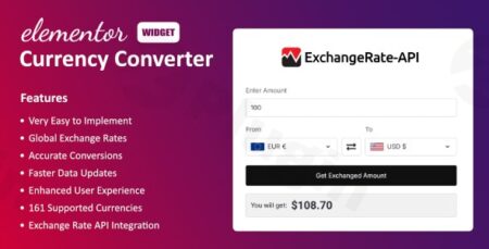 Currency Converter Widget For Elementor currency converter widget for elementor plugin - Currency Converter Widget For Elementor