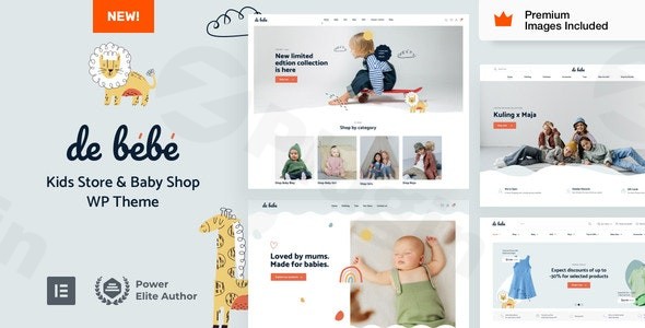 debebe baby shop and children kids store wordpress plugin - Download WordPress Themes in One Place​