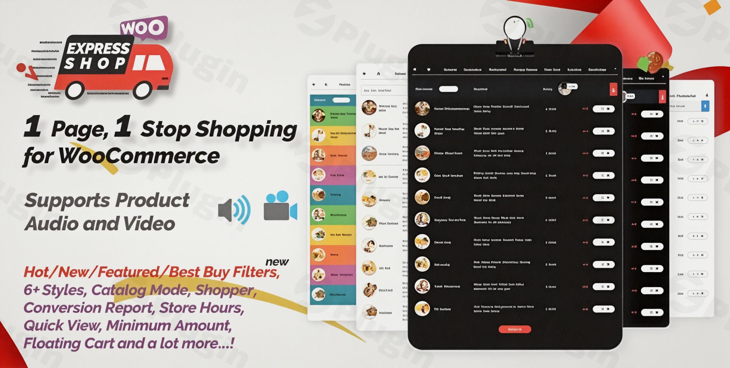 express shop for woocommerce with audio video plugin - Download the Best WordPress Plugins in One Place​