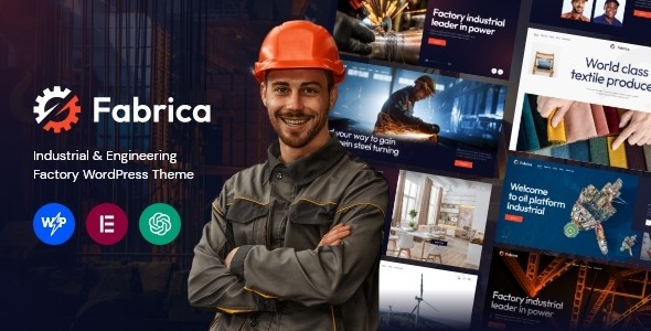 fabrica industrial engineering factory theme plugin - Download WordPress Themes in One Place​