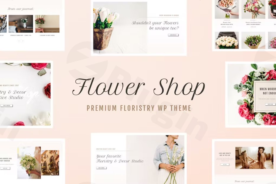 flower shop decoration store and floristic wordpress theme plugin - Download WordPress Themes in One Place​