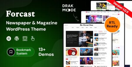 Forcast – Newspaper & Magazine Theme forcast newspaper magazine theme plugin - Forcast - Newspaper & Magazine Theme