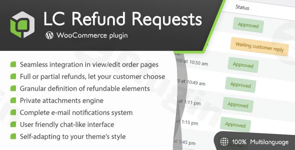 lc refund requests woocommerce refunds manager plugin - Download the Best WordPress Plugins in One Place​