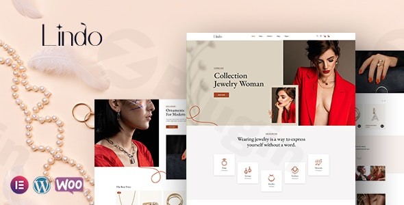 lindo jewelry store woocommerce theme plugin - Download WordPress Themes in One Place​