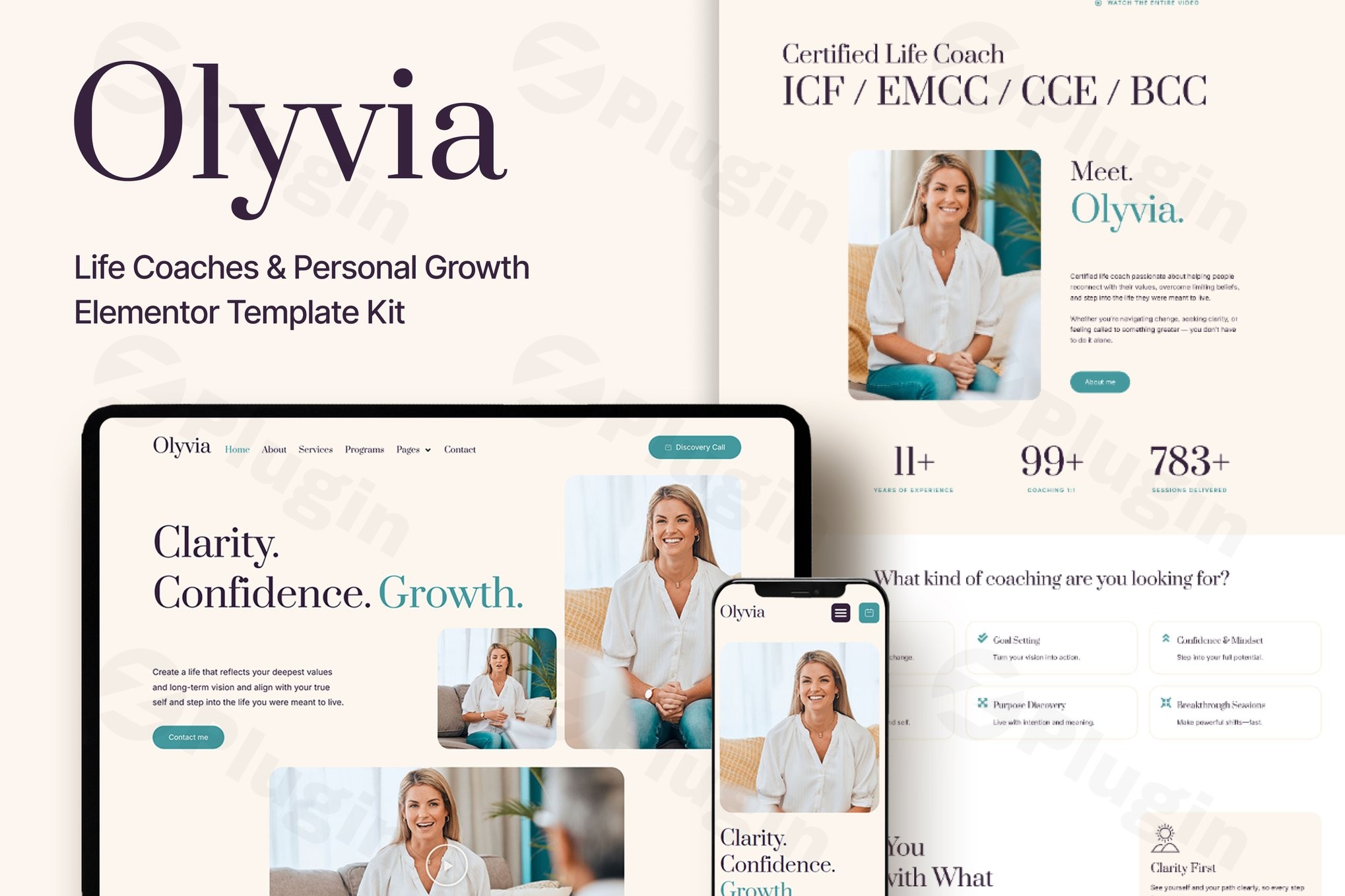 olyvia life coach personal growth elementor pro template kit plugin - Download the Best WordPress Plugins in One Place​