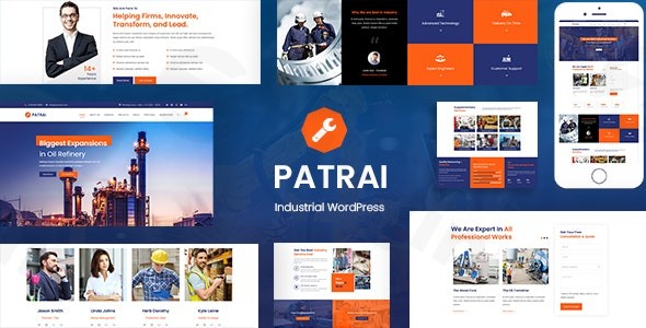 patrai industry industrial theme for wordpress plugin - Download WordPress Themes in One Place​