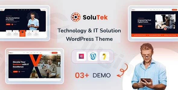 solutek technology it services wordpress theme plugin - Download WordPress Themes in One Place​