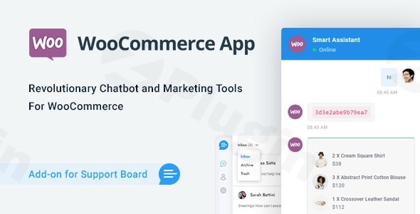 woocommerce chatbot marketing app openai support board addon plugin - Download the Best WordPress Plugins in One Place​