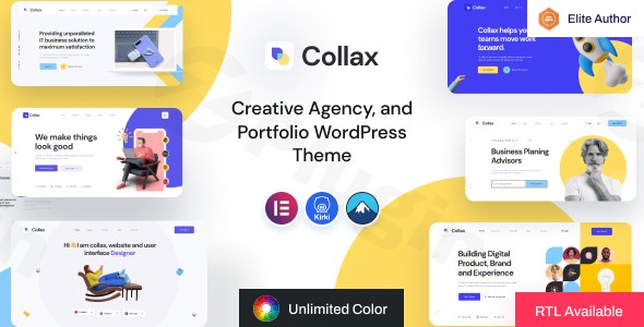collax creative agency wordpress theme plugin - Download WordPress Themes in One Place​